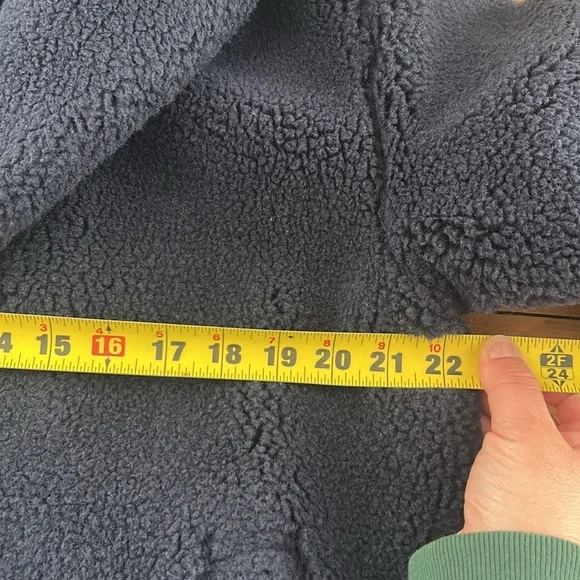 Madewell Sherpa Teddy Coat size L new - Picture 12 of 14